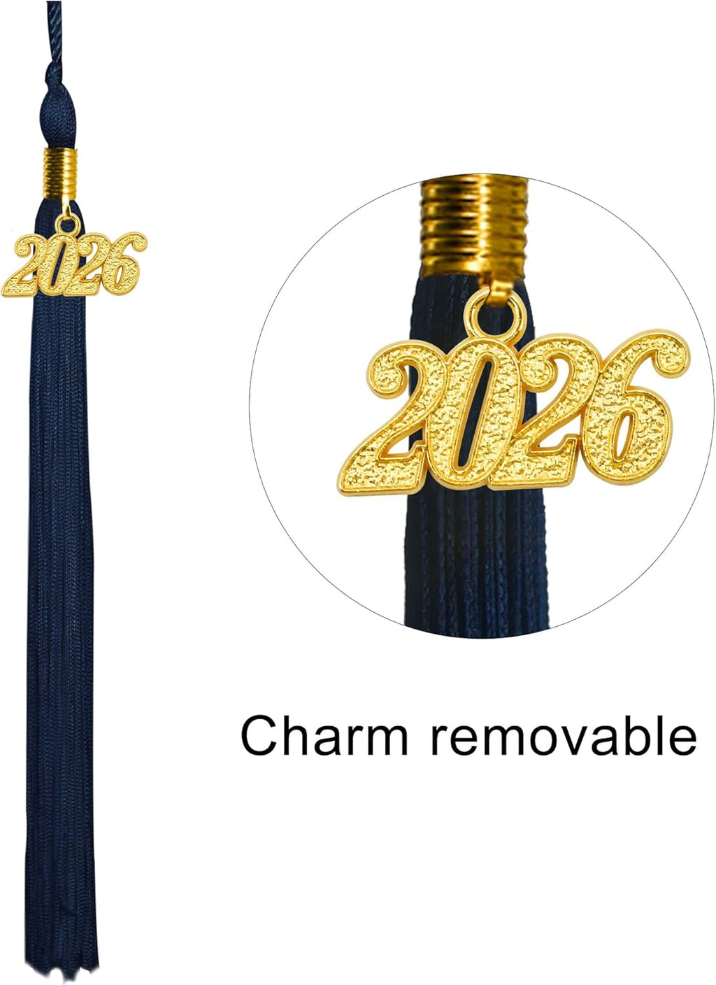 Matte Graduation Gown Cap Tassel Set 2022 for High School and Bachelor